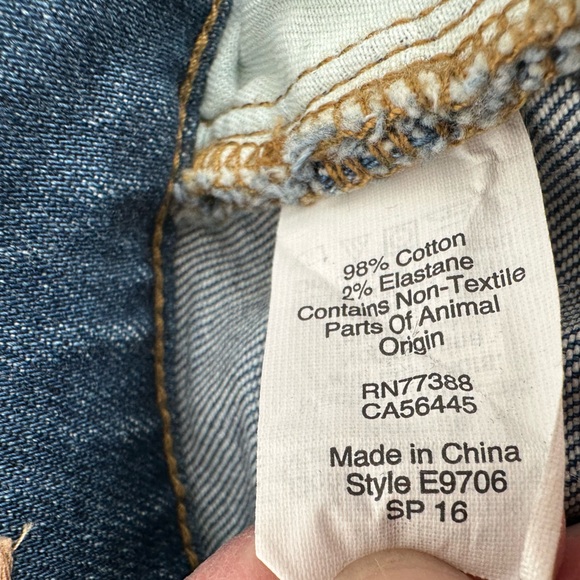 Womens Madewell jeans Flea Market Flare 25x 32 stretch EUC tall Boot cut - Picture 8 of 10